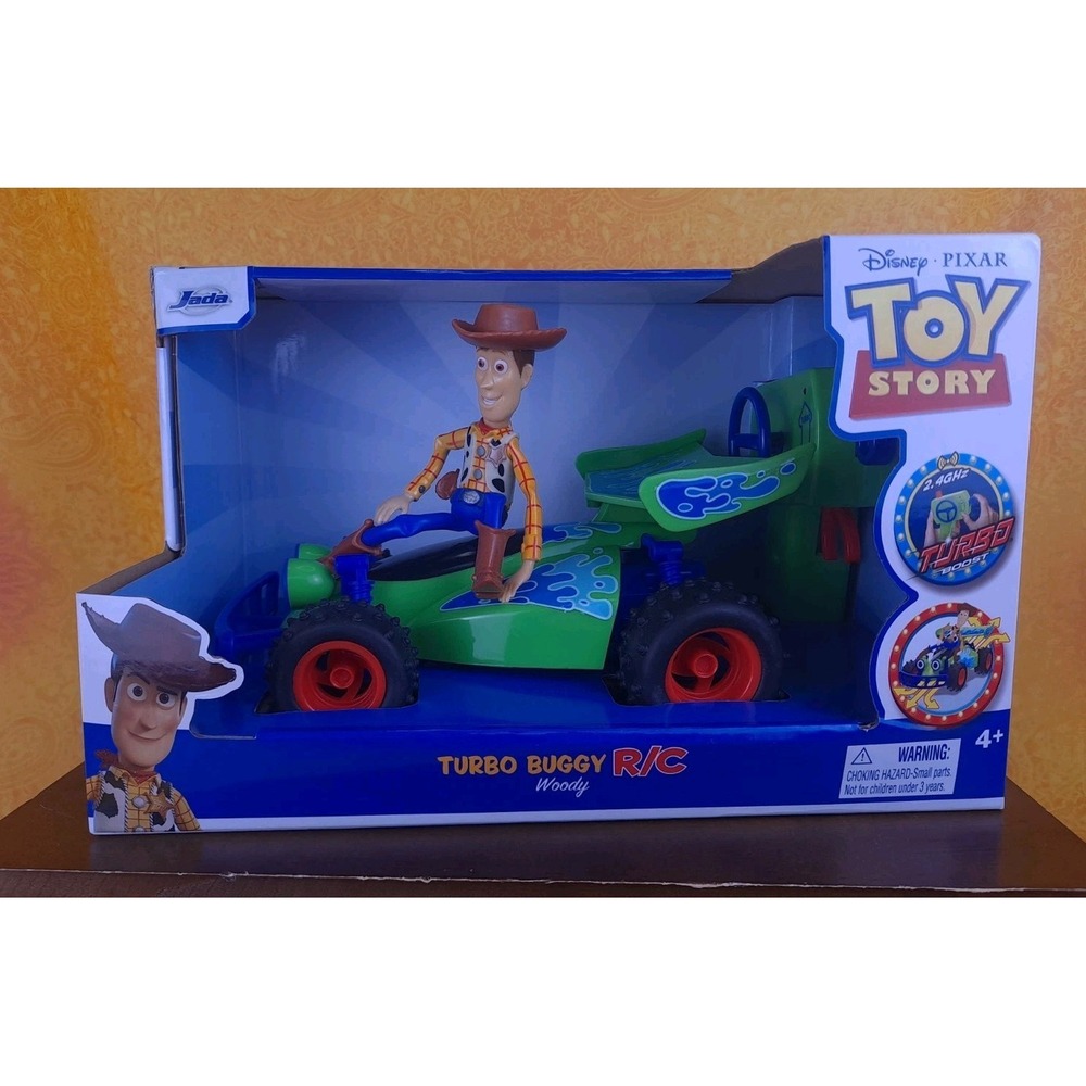 Disney Toy Story Turbo Buggy 2.4 GHZ Woody Remote Control Car R/C Jada Toys
